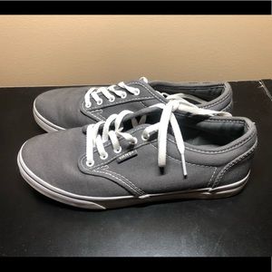 US size 6 Gray Vans